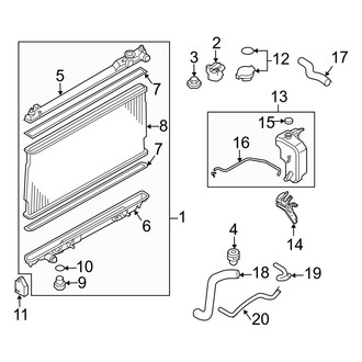 Infiniti OE - Cooling - Radiator & Components