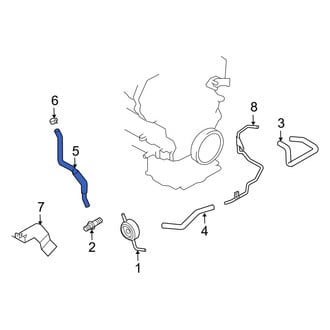 Infiniti OE - Engine Oil Cooler Line
