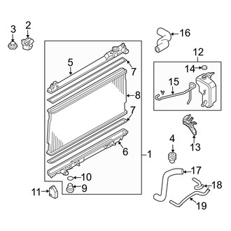 Infiniti OE - Cooling - Radiator & Components