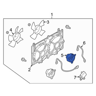 Infiniti OE - Engine Cooling Fan Motor