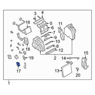Infiniti OE - HVAC Blend Door Actuator
