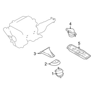 Infiniti OE - Engine & Transmission Mounting (RWD)
