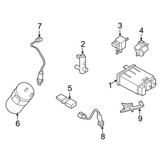 Infiniti OE - Emission System - Emission Components (Base / X)
