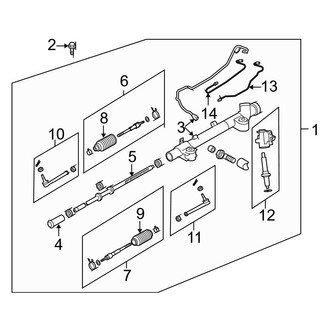 Infiniti OE - Steering Gear & Linkage (Base / X)