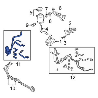 Infiniti OE - Power Steering Return Hose