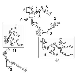 Infiniti OE - Steering Gear & Linkage - Pump & Hoses