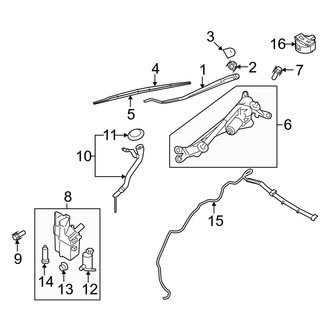 Infiniti OE - Windshield - Wiper & Washer Components