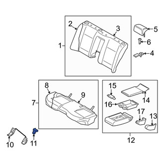 Infiniti OE - Child Restraint Anchor Plate