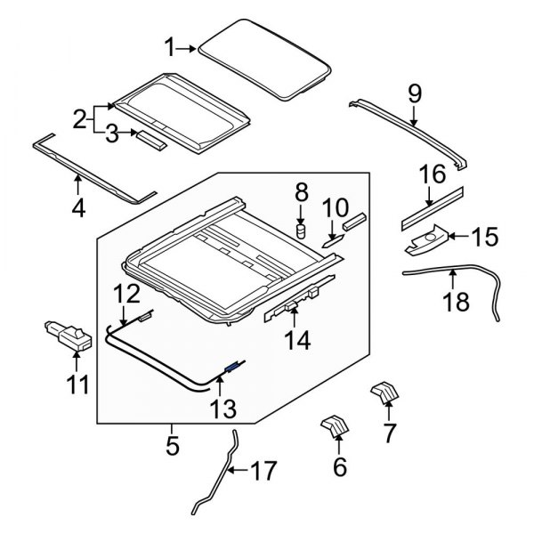 Sunroof Cable