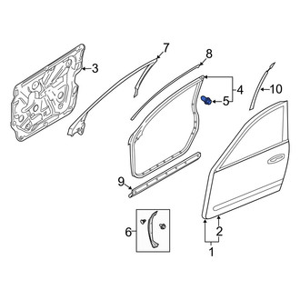 Infiniti OE - Front Door Seal Clip