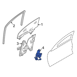 Infiniti OE - Front Right Window Motor