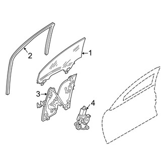 Infiniti OE - Front Door - Glass & Hardware (Base / X)