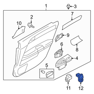 Infiniti OE - Rear Door Jamb Switch