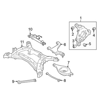 Infiniti OE - Rear Suspension - Suspension Components