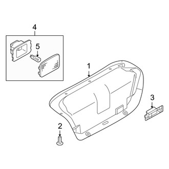 Infiniti OE - Trunk Lid - Interior Trim