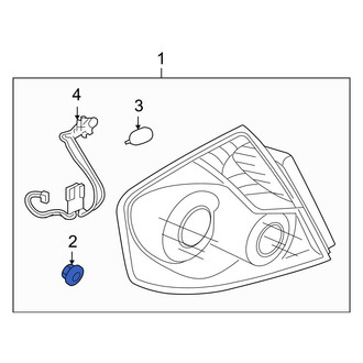Infiniti OE - Rear Tail Light Nut