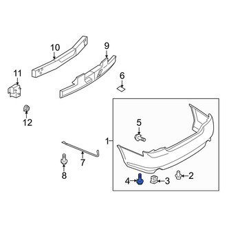 Infiniti OE - Rear Bumper Cover Screw