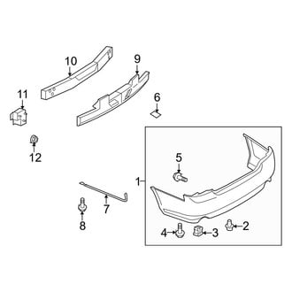 Infiniti OE - Rear Bumper - Bumper & Components