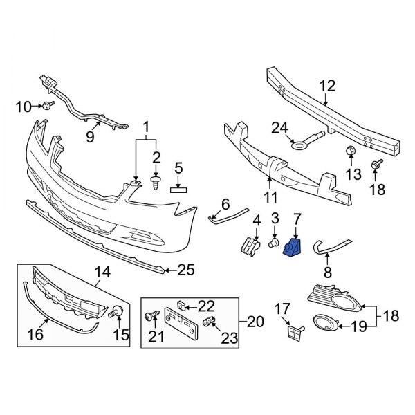 Bumper Cover Bracket