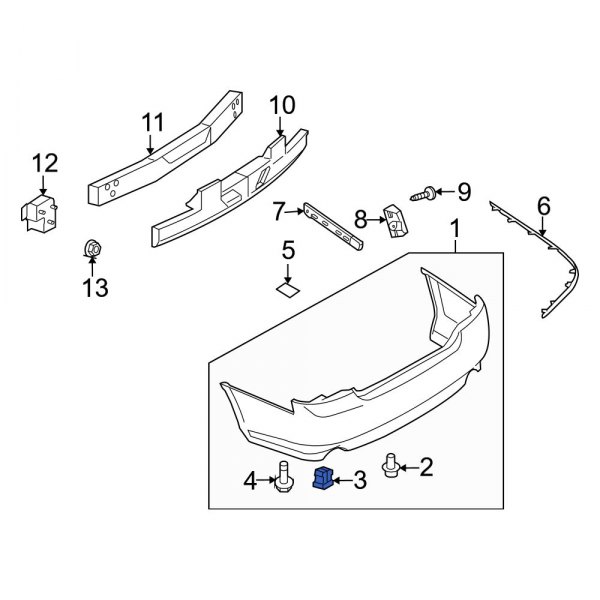 Bumper Cover Grommet