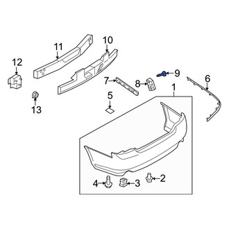 Infiniti OE - Rear Bumper Cover Screw