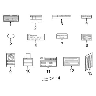 Infiniti OE - Information Labels - Labels