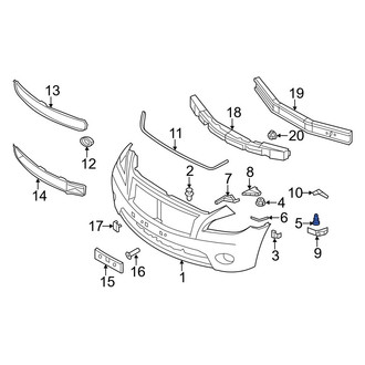 Infiniti OE - Front Bumper Cover Grommet