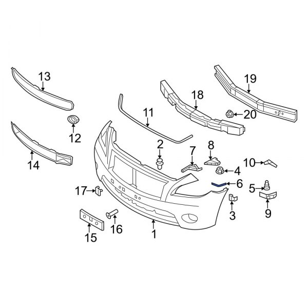 Bumper Cover Spacer