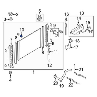 Infiniti OE - Upper Radiator Drain Plug