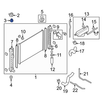 Infiniti OE - Upper Radiator Insulator