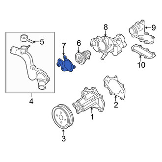 Infiniti OE - Engine Coolant Thermostat Housing Gasket