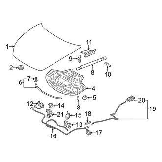 Infiniti OE - Hood & Components