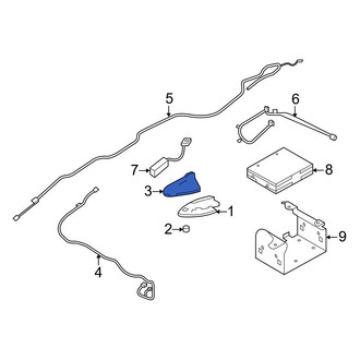 Infiniti OE - Radio Antenna Cover