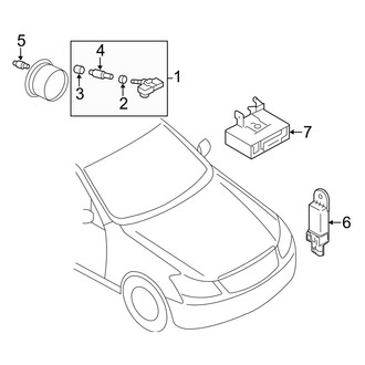 Infiniti OE - Electrical - Tire Pressure Monitor Components