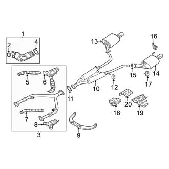 Infiniti OE - Exhaust System - Exhaust Components