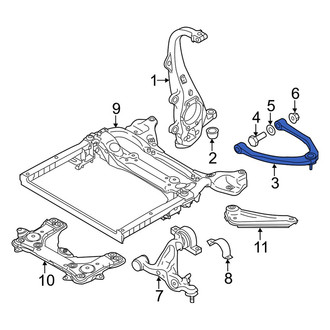 Infiniti OE - Front Left Upper Suspension Control Arm