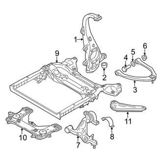 Infiniti OE - Front Suspension - Suspension Components (RWD)