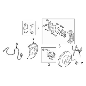 Infiniti OE - Front Suspension - Brake Components (X)