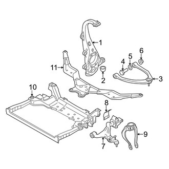 Infiniti OE - Front Suspension - Suspension Components (AWD)