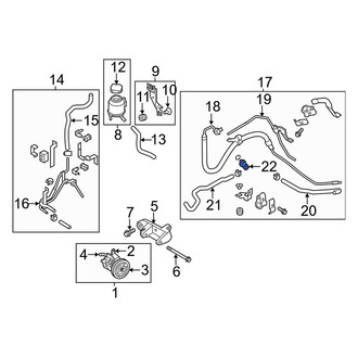 Infiniti OE - Front Power Steering Pressure Sensor