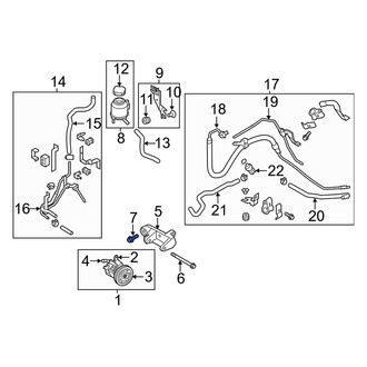 Infiniti OE - Rear Power Steering Pump Mounting Bolt