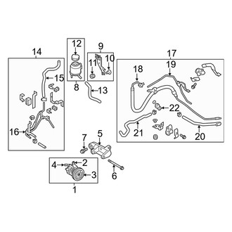 Infiniti OE - Steering Gear & Linkage - Pump & Hoses
