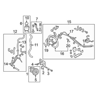 Infiniti OE - Steering Gear & Linkage - Pump & Hoses