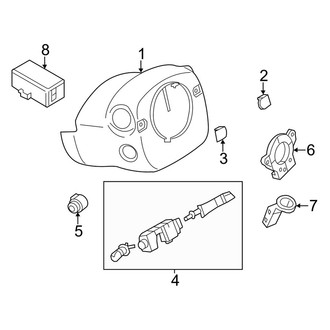 Infiniti OE - Steering Column - Shroud, Switches & Levers