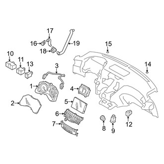 Infiniti OE - Instrument Panel - Cluster & Switches