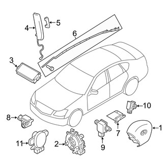 Infiniti OE - Restraint Systems - Air Bag Components