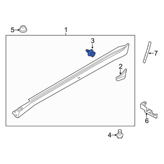 Infiniti OE - Upper Rocker Panel Molding Clip