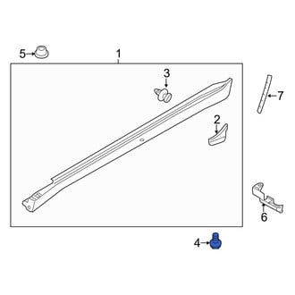 Infiniti OE - Rocker Panel Molding Screw