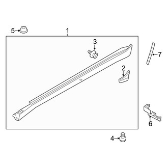Infiniti OE - Pillars, Rocker & Floor - Exterior Trim