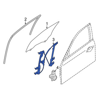 Infiniti OE - Front Left Window Regulator